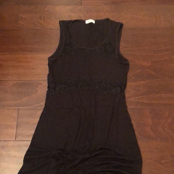 Women’s maxi dress with black lace - Picture 3 of 5